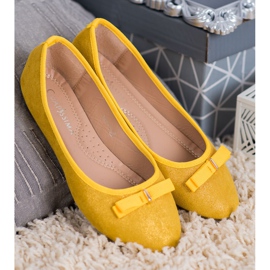 GUAPISSIMA Bailarinas com brilho amarelo 2