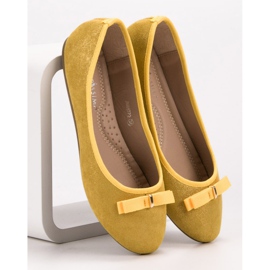 GUAPISSIMA Bailarinas com brilho amarelo 1