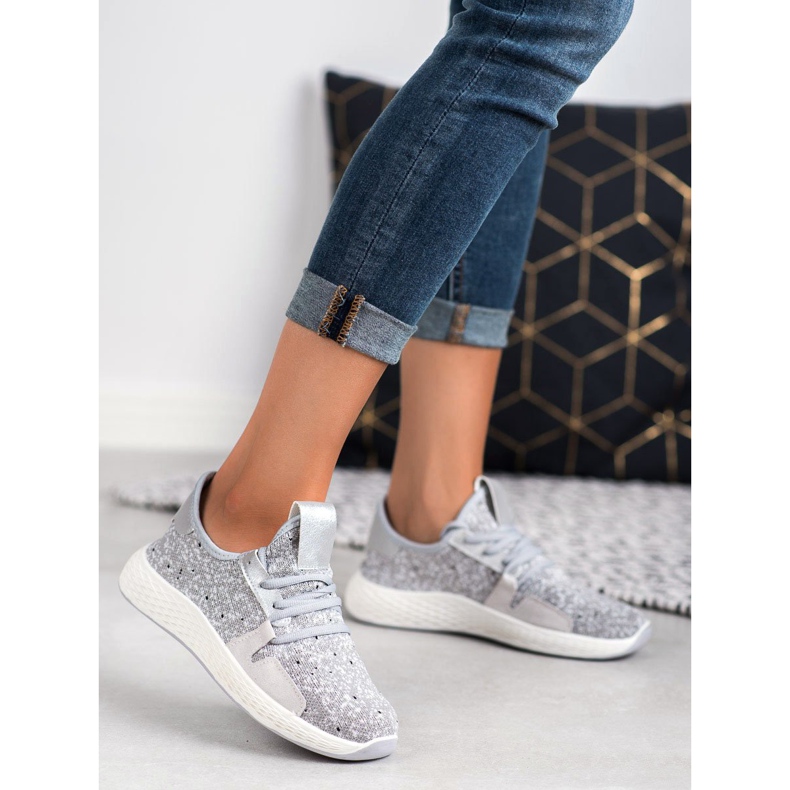 SHELOVET Calçados Esportivos Slip-on cinza 2