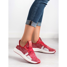 SHELOVET Calçados Esportivos Slip-on vermelho 2