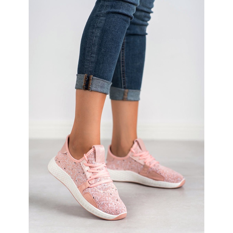 SHELOVET Calçados Esportivos Slip-on rosa 2