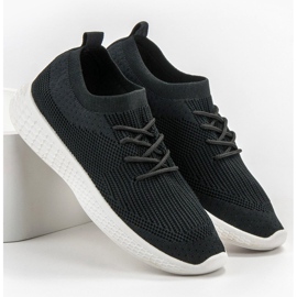 SHELOVET Calçados Esportivos Slip-on preto 2