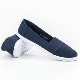 SHELOVET Tênis slip-on azul marinho 1