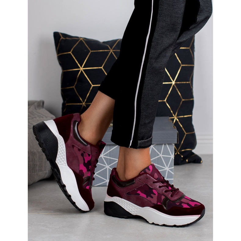 SHELOVET Tênis Moro vermelho 1