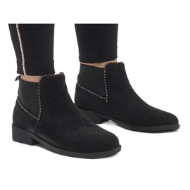 Sergio Todzi Botas de camurça preta com elástico amor L1213 preto 1