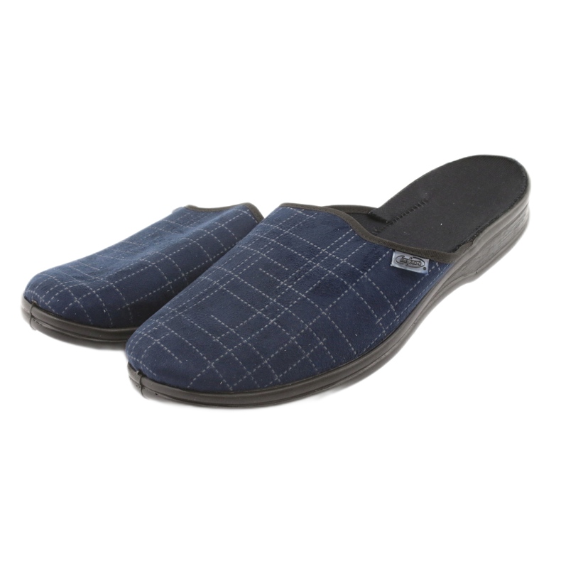 Sapatos masculinos Befado pu 089M409 preto azul marinho 3