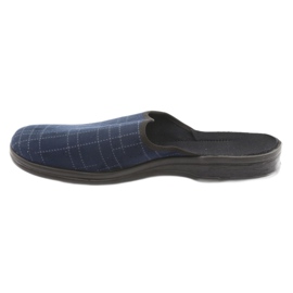Sapatos masculinos Befado pu 089M409 preto azul marinho 2
