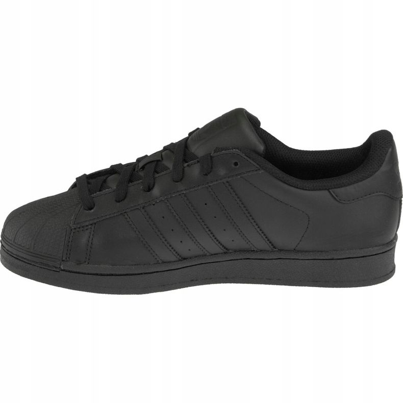 Sapatos Adidas Superstar J Foundation Jr B25724 preto 1