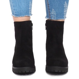 Botas de camurça JH561 Pretas preto 1