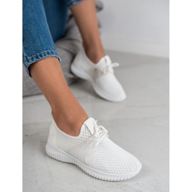 SHELOVET Calçados esportivos têxteis branco 2