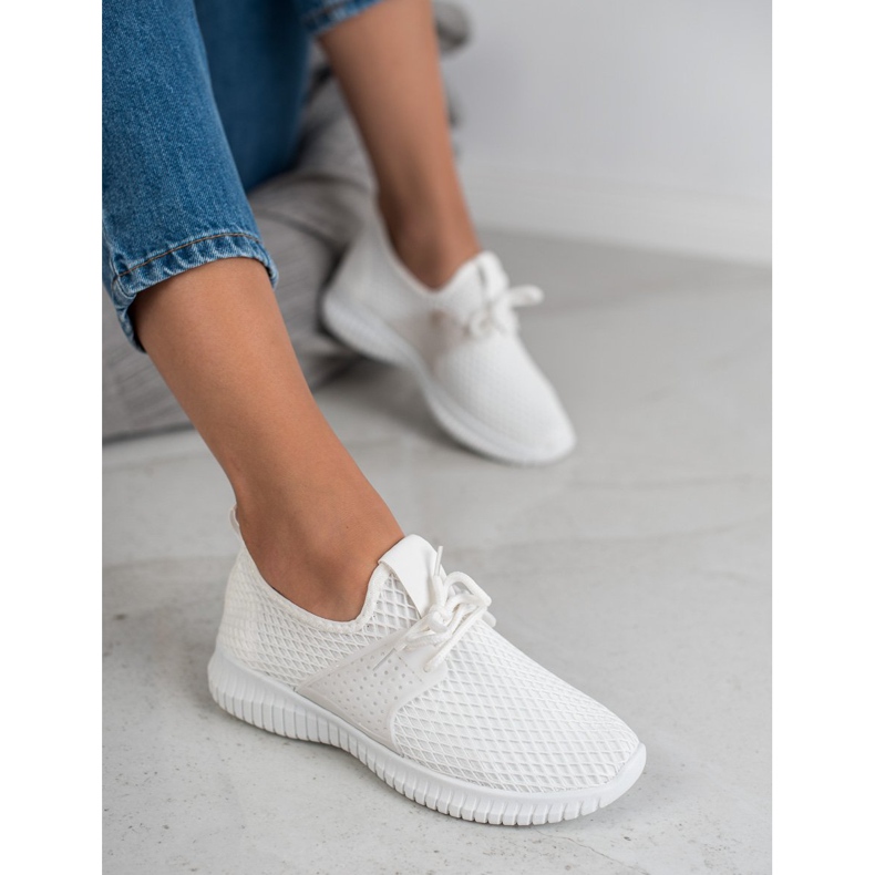 SHELOVET Calçados esportivos têxteis branco 2