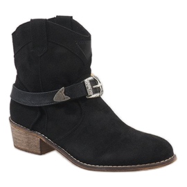 Botas de cowboy pretas BS-6821 preto 1