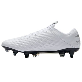 Chuteira Nike Tiempo Legend 8 Elite SG-Pro Ac M AT5900-100 branco branco 1