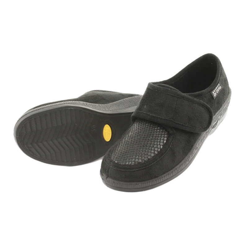 Sapatos femininos Befado pu 984D012 preto 4