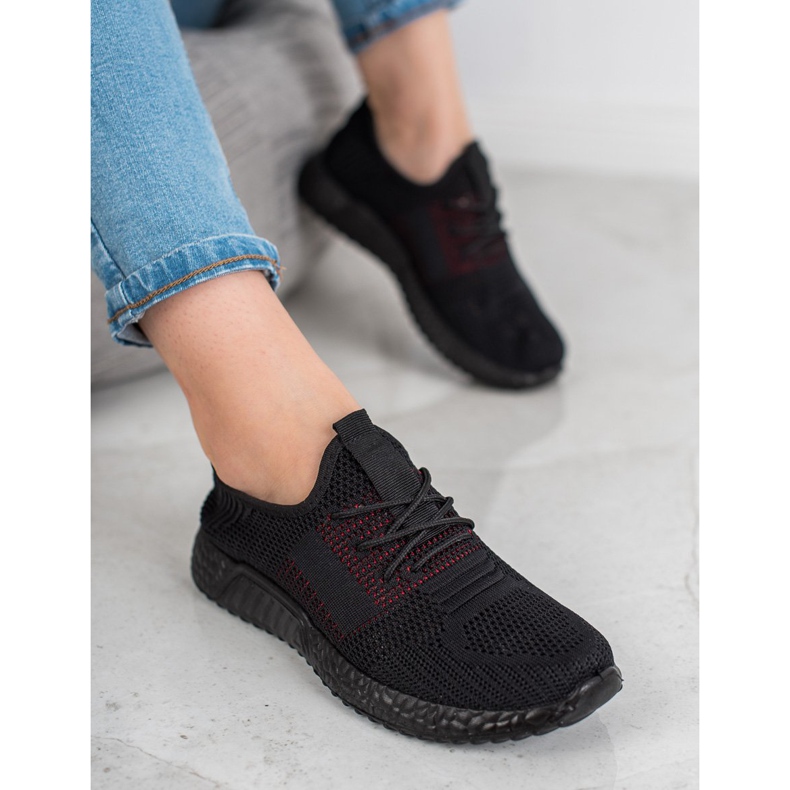 SHELOVET Calçados esportivos Openwork preto 1