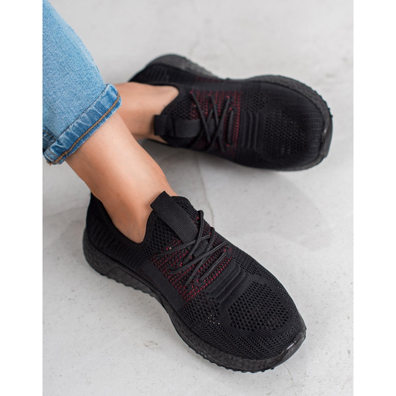 SHELOVET Calçados esportivos Openwork preto 2