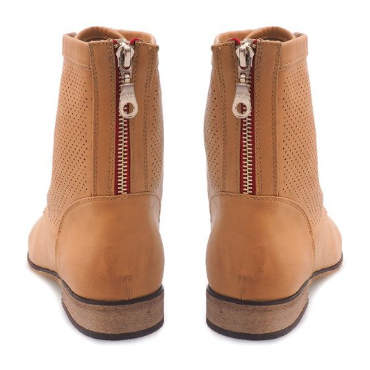Botas Openwork 122-35 Camel marrom 2