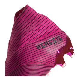 Chuteiras Adidas Nemeziz 19+ Fg M F34403 rosa rosa 1