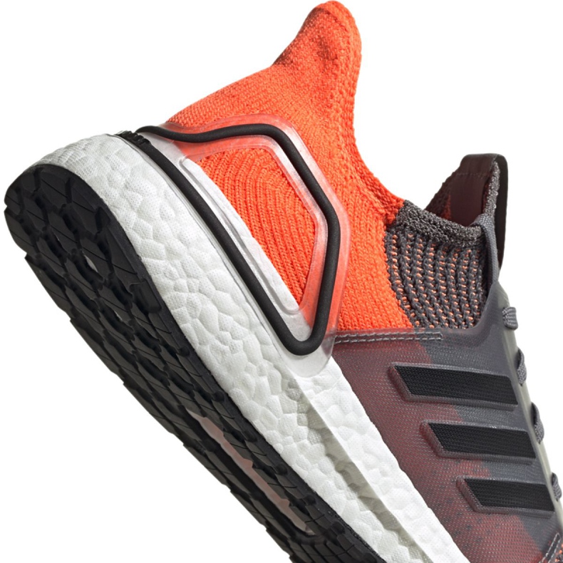 Tênis de corrida adidas UltraBoost 19 m M G27517 laranja cinza 1