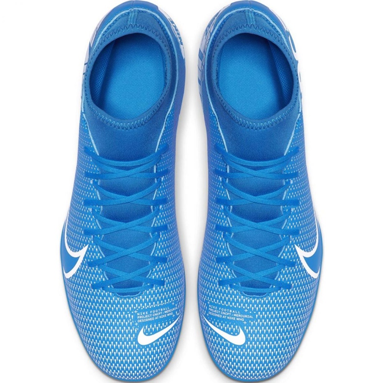 Chuteiras Nike Mercurial Superfly 7 Club FG / MG M AT7949-414 azul azul 1