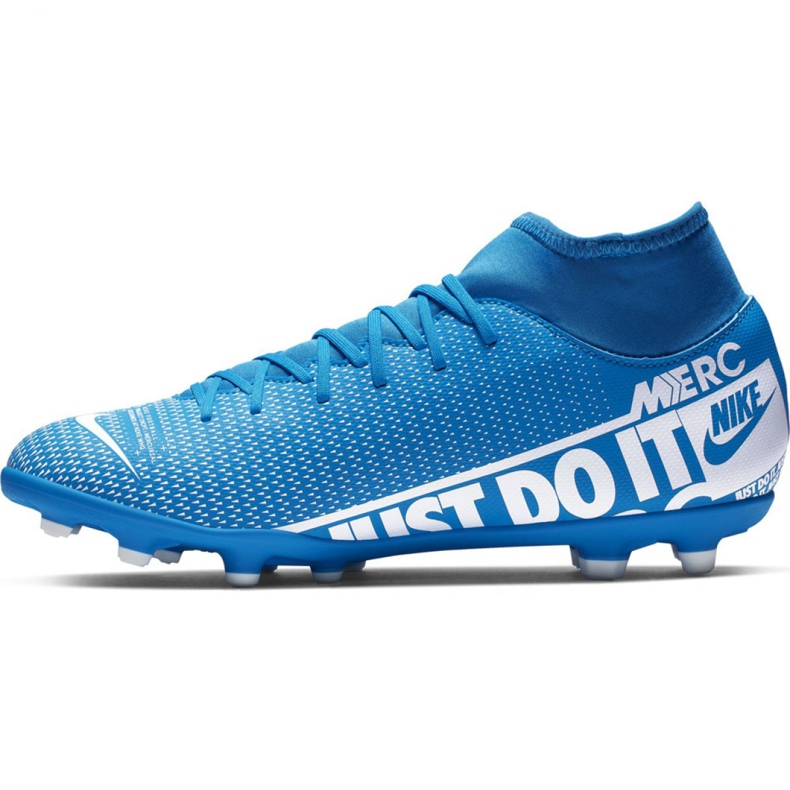 Chuteiras Nike Mercurial Superfly 7 Club FG / MG M AT7949-414 azul azul 2