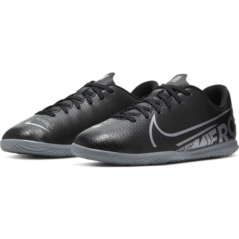 Chuteiras Nike Mercurial Vapor 13 Club Ic Jr AT8169 001 pretas preto preto 2