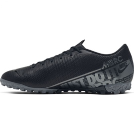 Chuteiras Nike Mercurial Vapor 13 Academy Tf M AT7996 001 pretas preto preto 2