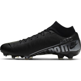 Chuteira Nike Mercurial Superfly 7 Academy FG / MG M AT7946-001 preto preto 2