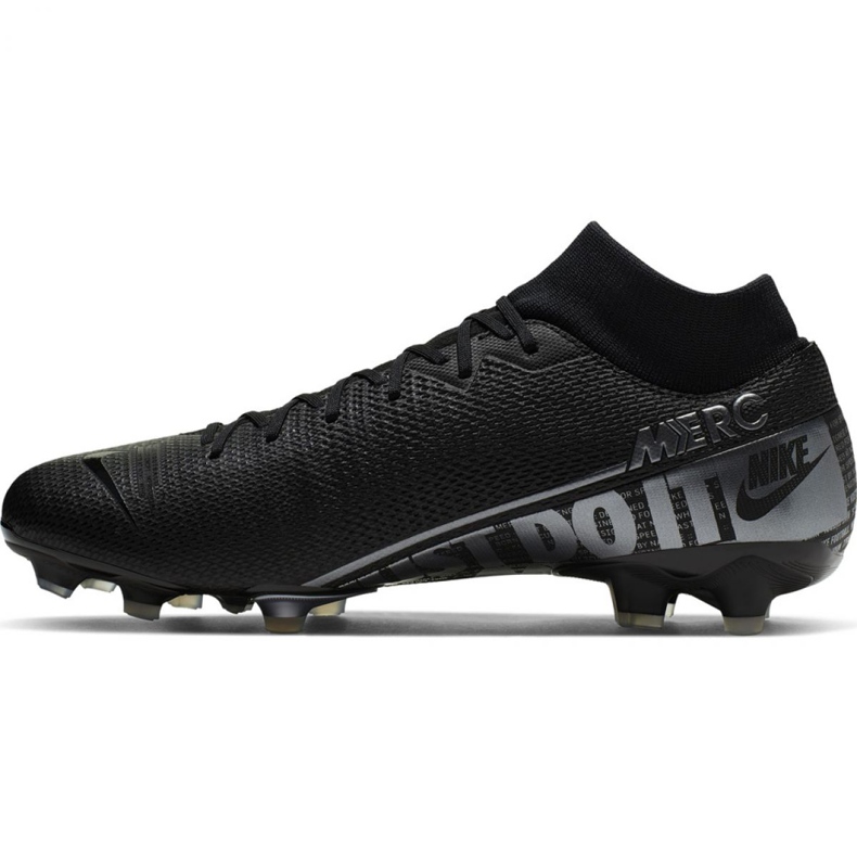 Chuteira Nike Mercurial Superfly 7 Academy FG / MG M AT7946-001 preto preto 2