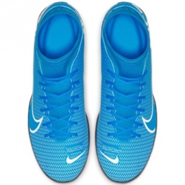 Sapatos de interior Nike Mercurial Superfly 7 Club Ic M AT7979-414 azul azul 1