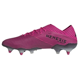 Chuteiras Adidas Nemeziz 19.1 Sg M F99838 rosa rosa 1