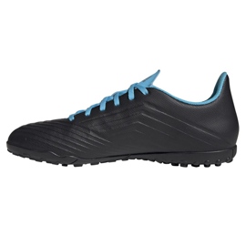 Chuteiras Adidas Predator 19.4 Tf M F35636 preto preto 1