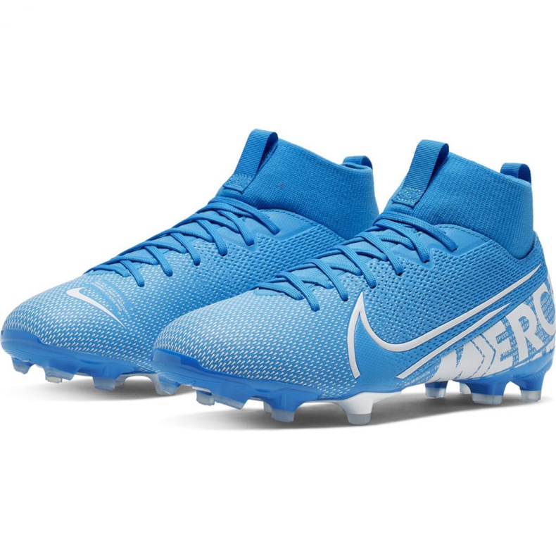 Chuteiras Nike Mercurial Superfly 7 Academy FG / MG Jr AT8120 414 azul 1 Chuteiras Nike Mercurial Superfly 7 Academy FG / MG Jr AT8120 414 azul 1