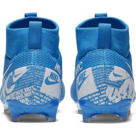 Chuteiras Nike Mercurial Superfly 7 Academy FG / MG Jr AT8120 414 azul 2 Chuteiras Nike Mercurial Superfly 7 Academy FG / MG Jr AT8120 414 azul 2