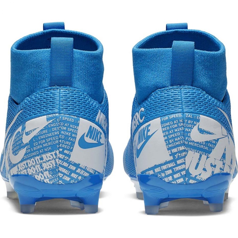 Chuteiras Nike Mercurial Superfly 7 Academy FG / MG Jr AT8120 414 azul 2 Chuteiras Nike Mercurial Superfly 7 Academy FG / MG Jr AT8120 414 azul 2