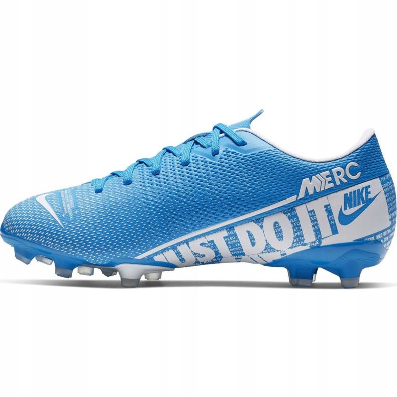 Chuteiras Nike Mercurial Vapor 13 Academy FG / MG Jr AT8123 414 azul 2 Chuteiras Nike Mercurial Vapor 13 Academy FG / MG Jr AT8123 414 azul 2