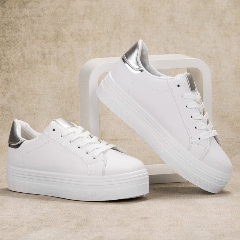 SHELOVET Calçados Esportivos da Moda branco 2