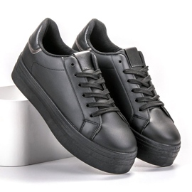 SHELOVET Calçados Esportivos da Moda preto 2