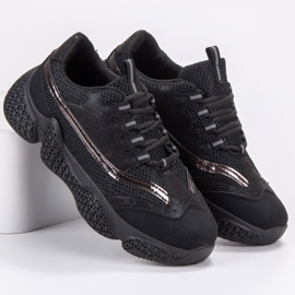 SHELOVET Calçados Esportivos da Moda preto 1