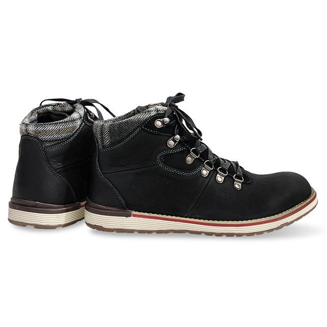 Botas de cano altas quentes SH23 pretas preto 1