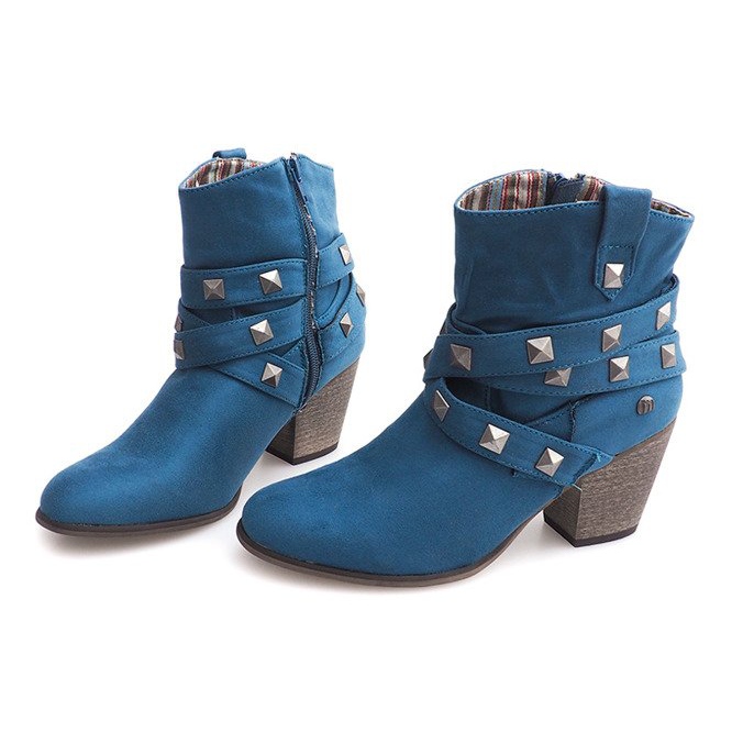 Botas Cowboy 55579 Azul Marinho 1