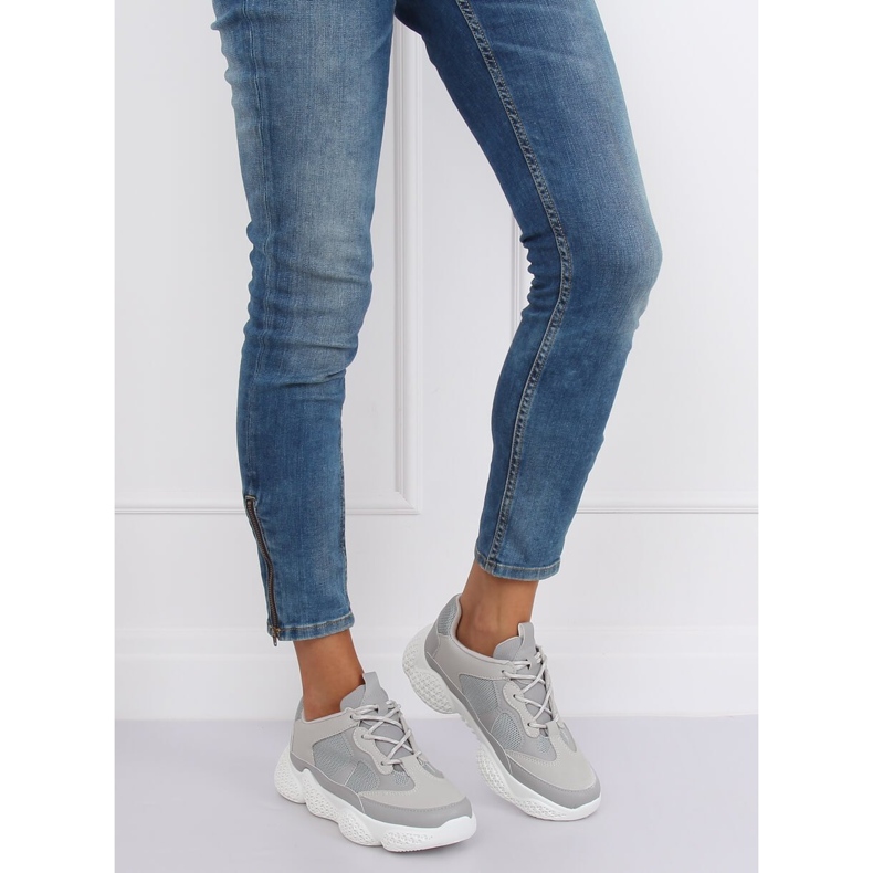 Tênis esportivos cinza G-200 Grey 1