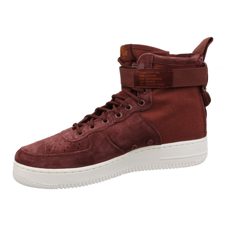 Sapata Nike Air Force 1 Sf Mid M 917753-202 vermelho 1