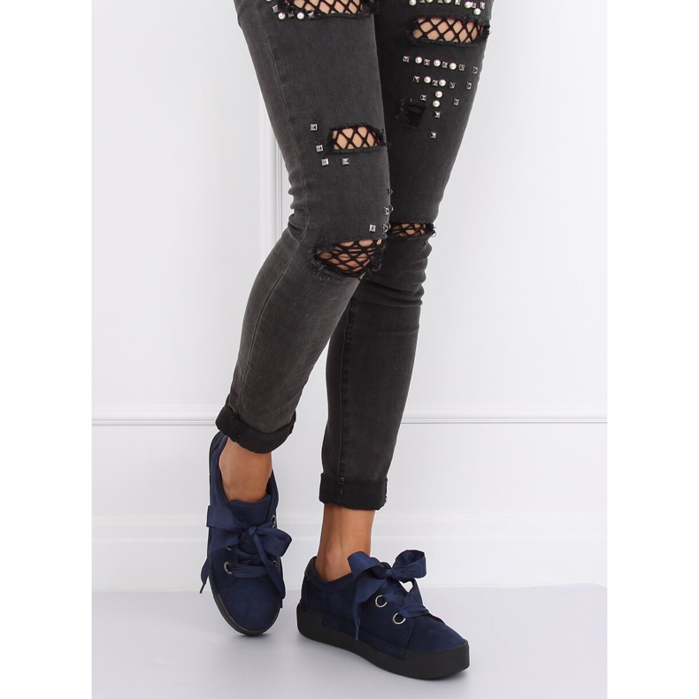 Tênis feminino azul marinho 1018 Blue azul-marinho 1