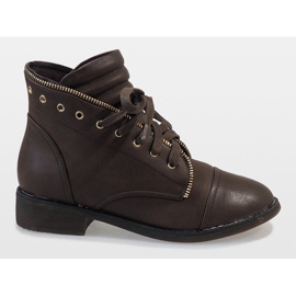 Botas de amarrar marrons LA-12 marrom 2