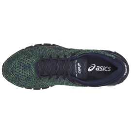 Tênis de corrida Asics Gel-Quantum 360 Knit 2 M T840N-5884 azul marinho 2