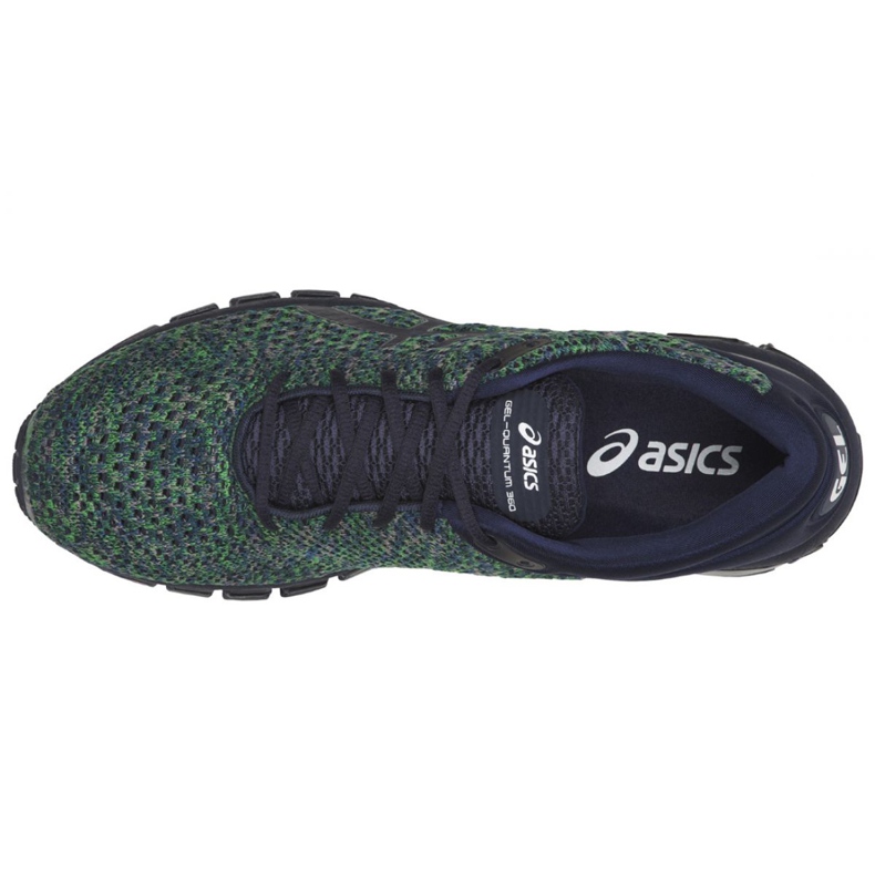 Tênis de corrida Asics Gel-Quantum 360 Knit 2 M T840N-5884 azul marinho 2