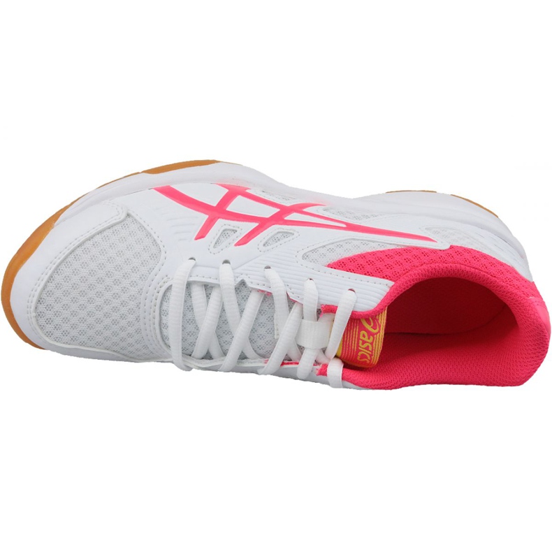 Tênis Asics Upcourt 3 W 1072A012-104 de vôlei multicolorido branco 2