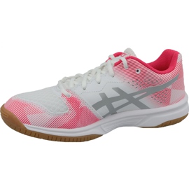 Tênis de voleibol Asics Gel-Tactic Gs Jr 1074A014-101 branco cinza 1
