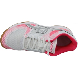 Tênis de voleibol Asics Gel-Tactic Gs Jr 1074A014-101 branco cinza 2